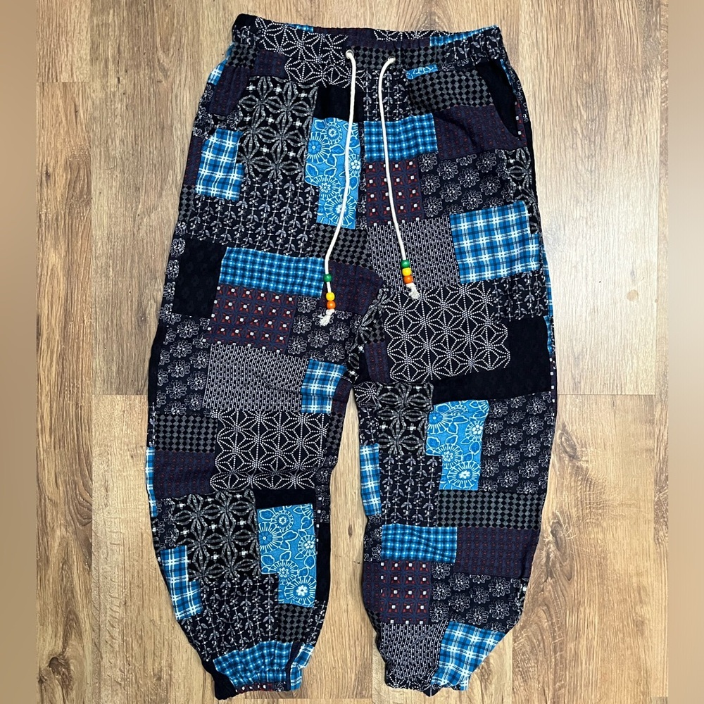 Patchwork bandana pants
